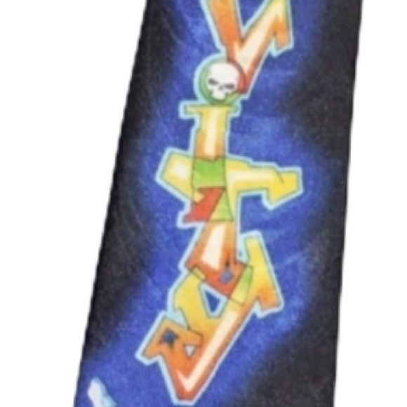 No Boundaries Snowboarding Gravity Skull Neck Tie - Picture 5 of 6